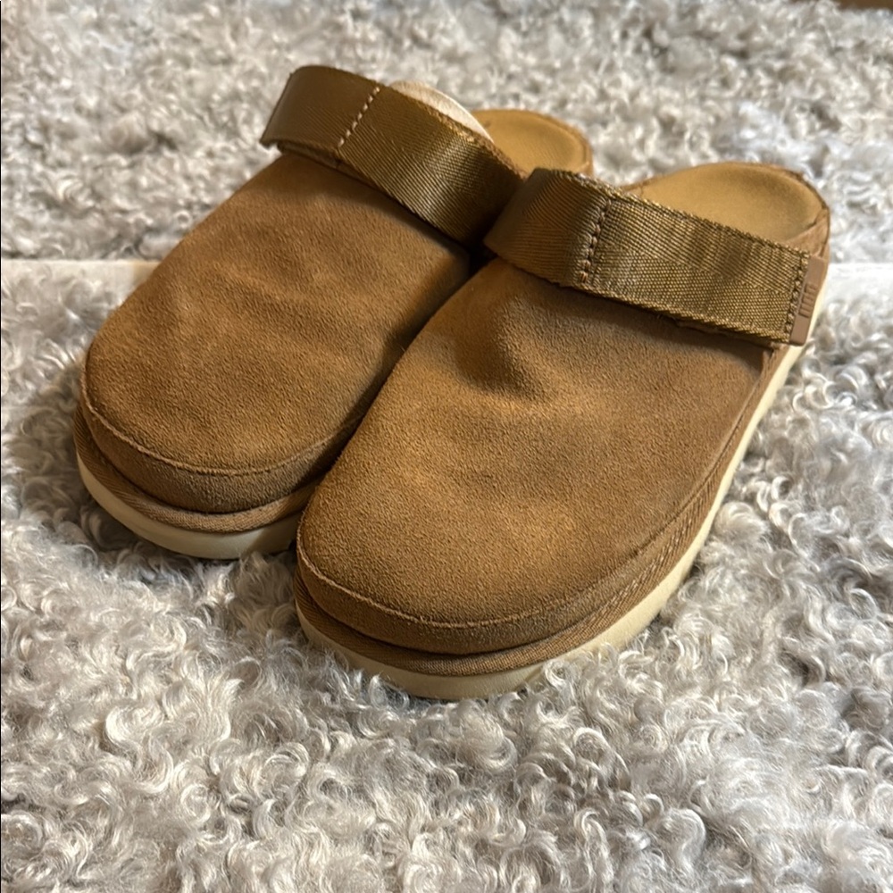 UGG Tan Suede Women's Slippers